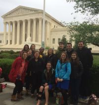 Professor Jackson Sasser with his Death is Different students